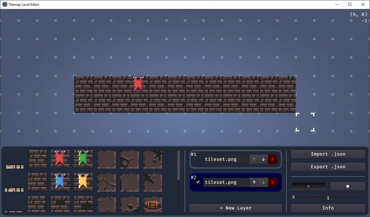 Tile selection and drawing