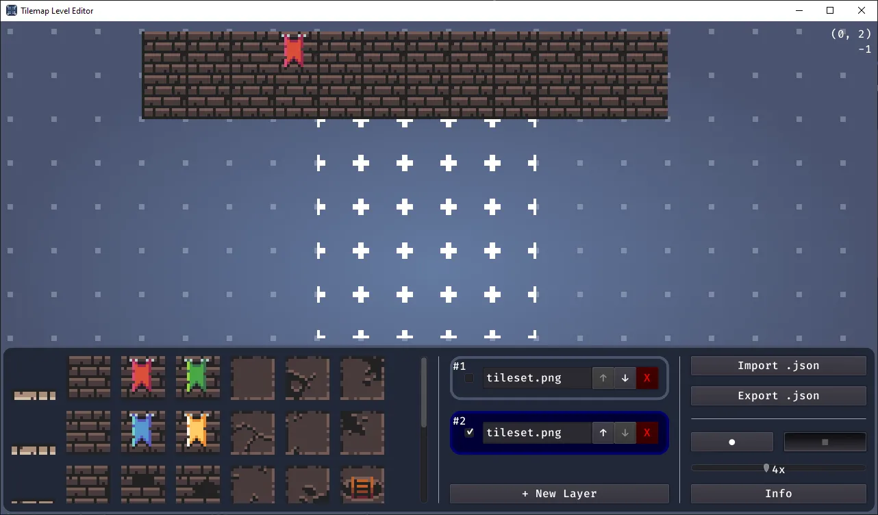 Cursor and tool settings